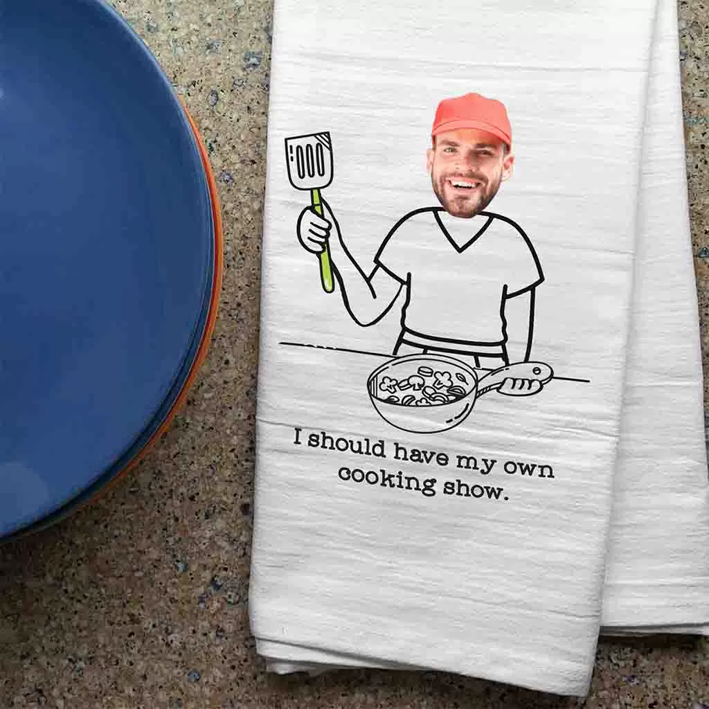 Personalized Set of 2 Kitchen Towels for the Gourmet Cook