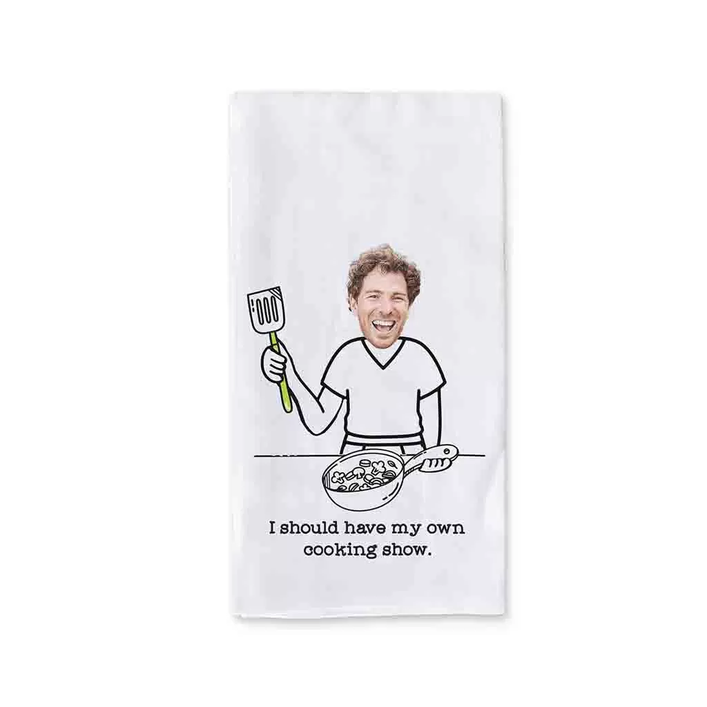 Personalized Set of 2 Kitchen Towels for the Gourmet Cook