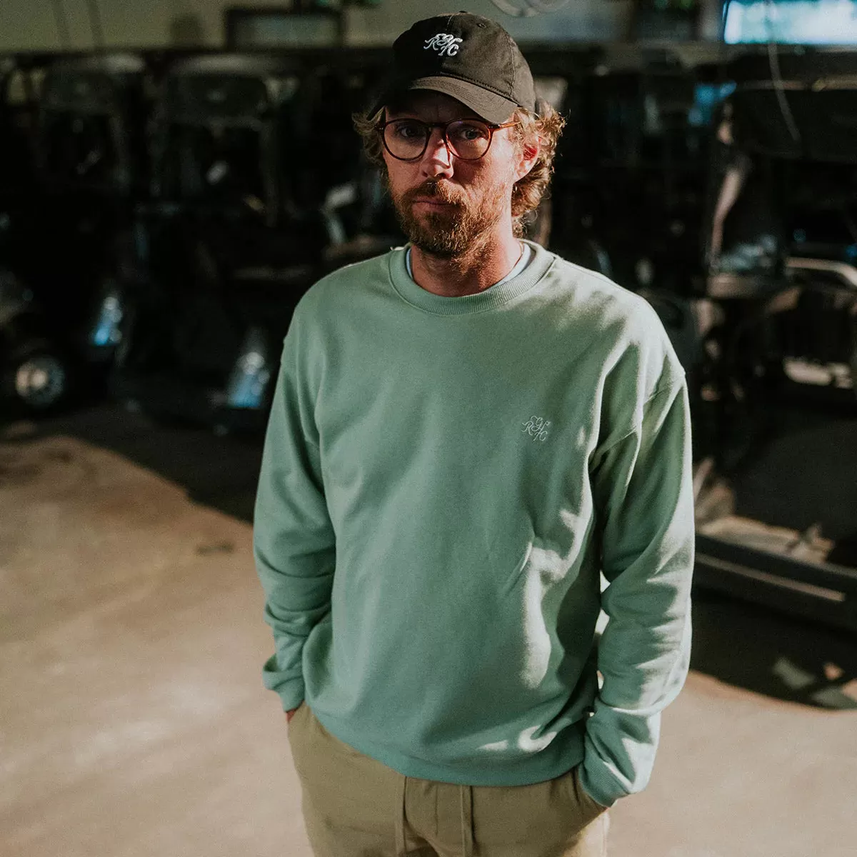 Random Golf Club Classics Crew Sweatshirt - Seafoam