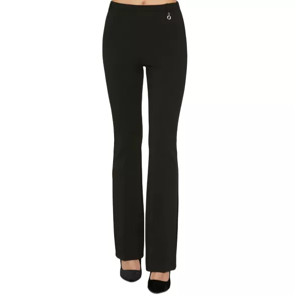 Relish FRESIS casual trousers high waist with flares with slits at the bottom RDA2307006007 1199 black