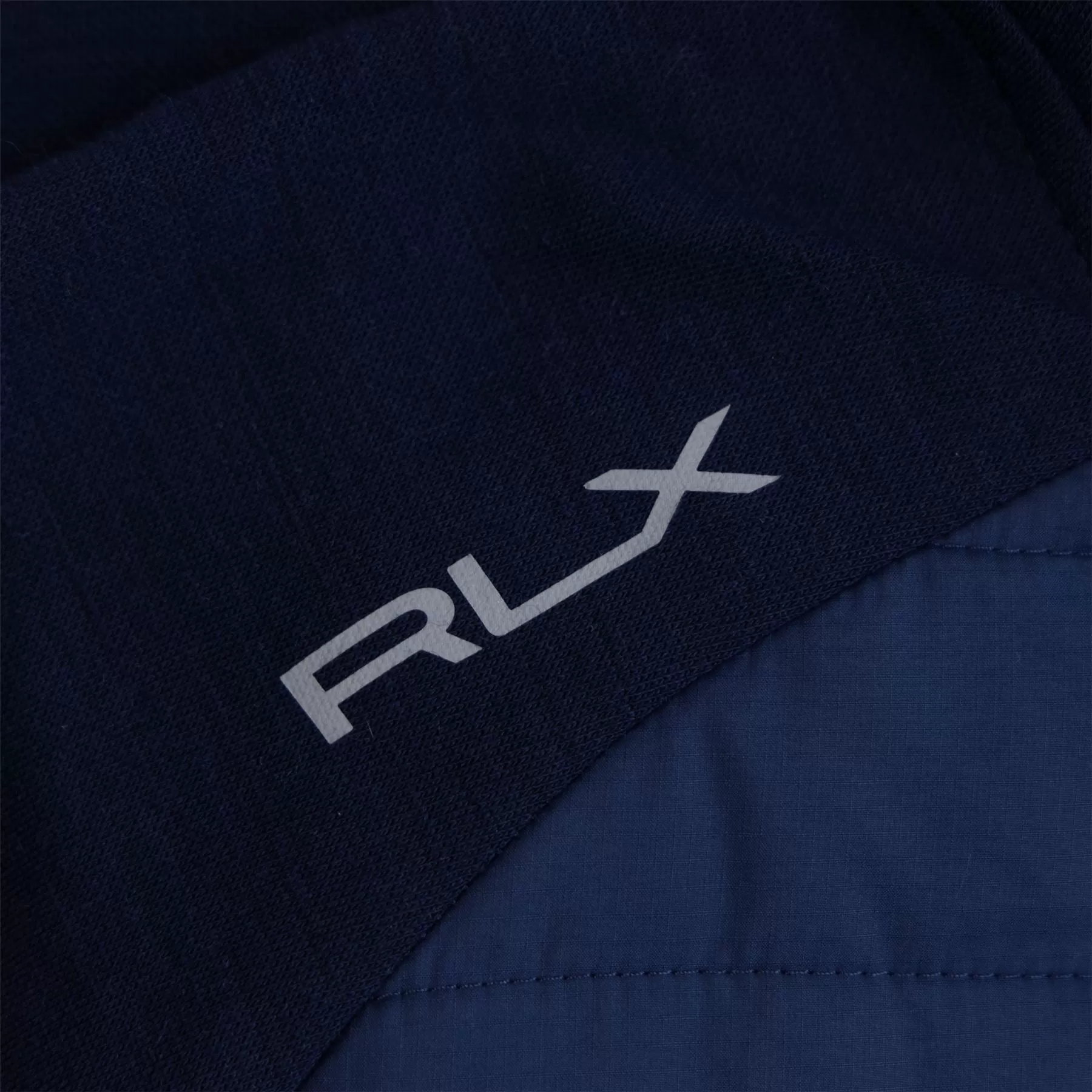 RLX Classic Fit Performance Wool Hooded Hybrid Jacket Navy - SS24