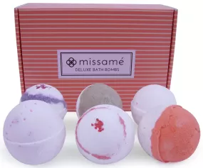 Scented Bath Bombs Gift Set, (6 Large, 4.5oz each)