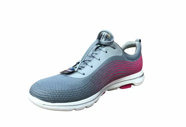 Skechers women's walking shoe Go Walk 5 Exotic 124009/GYPK gray pink