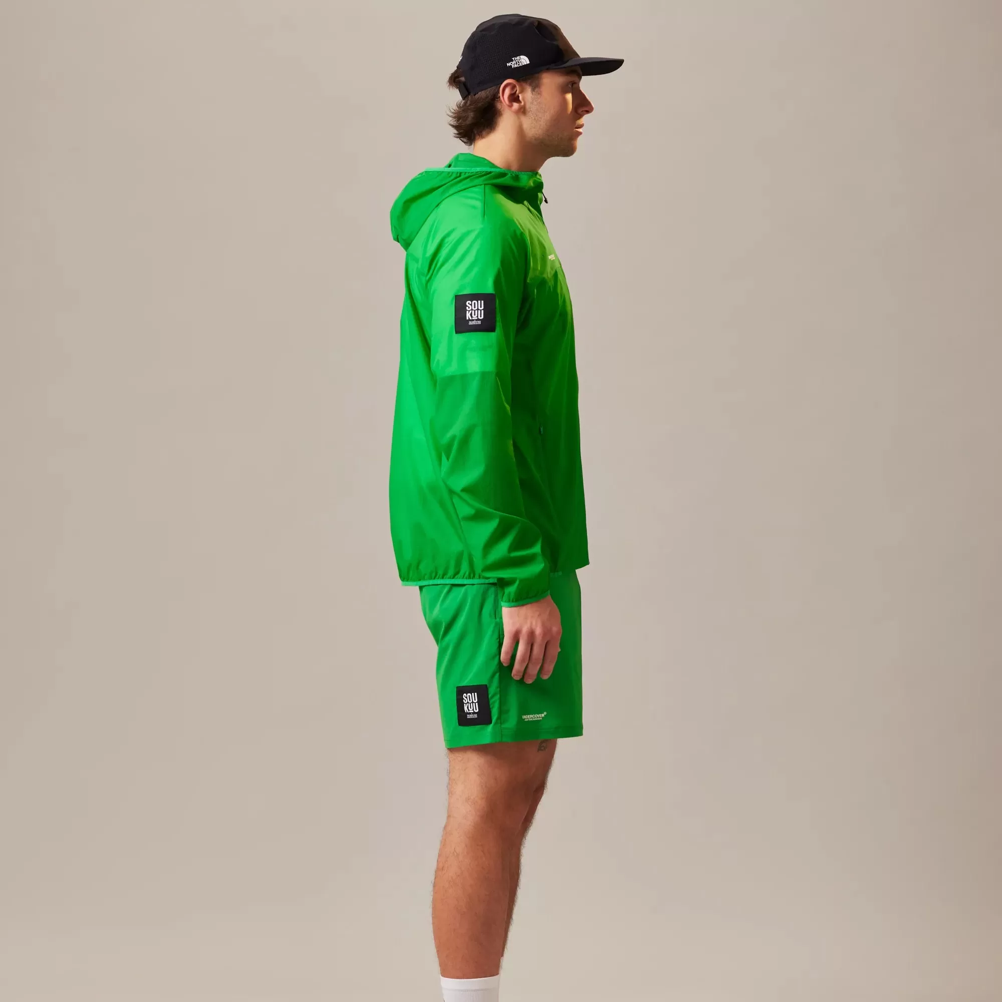 The North Face x Project U Mens Trail Run Packable Wind Jacket