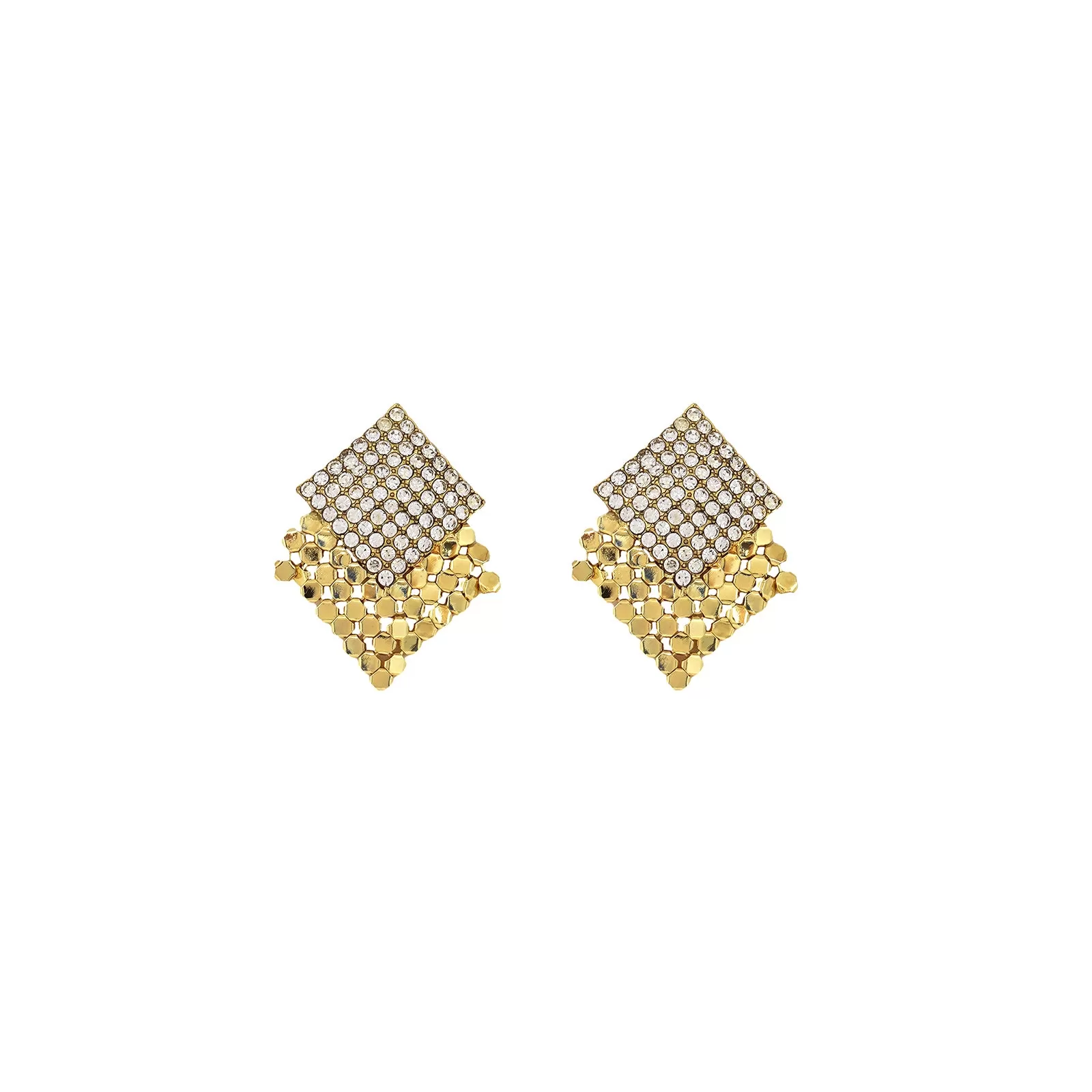 Tia Tile Gold Earring