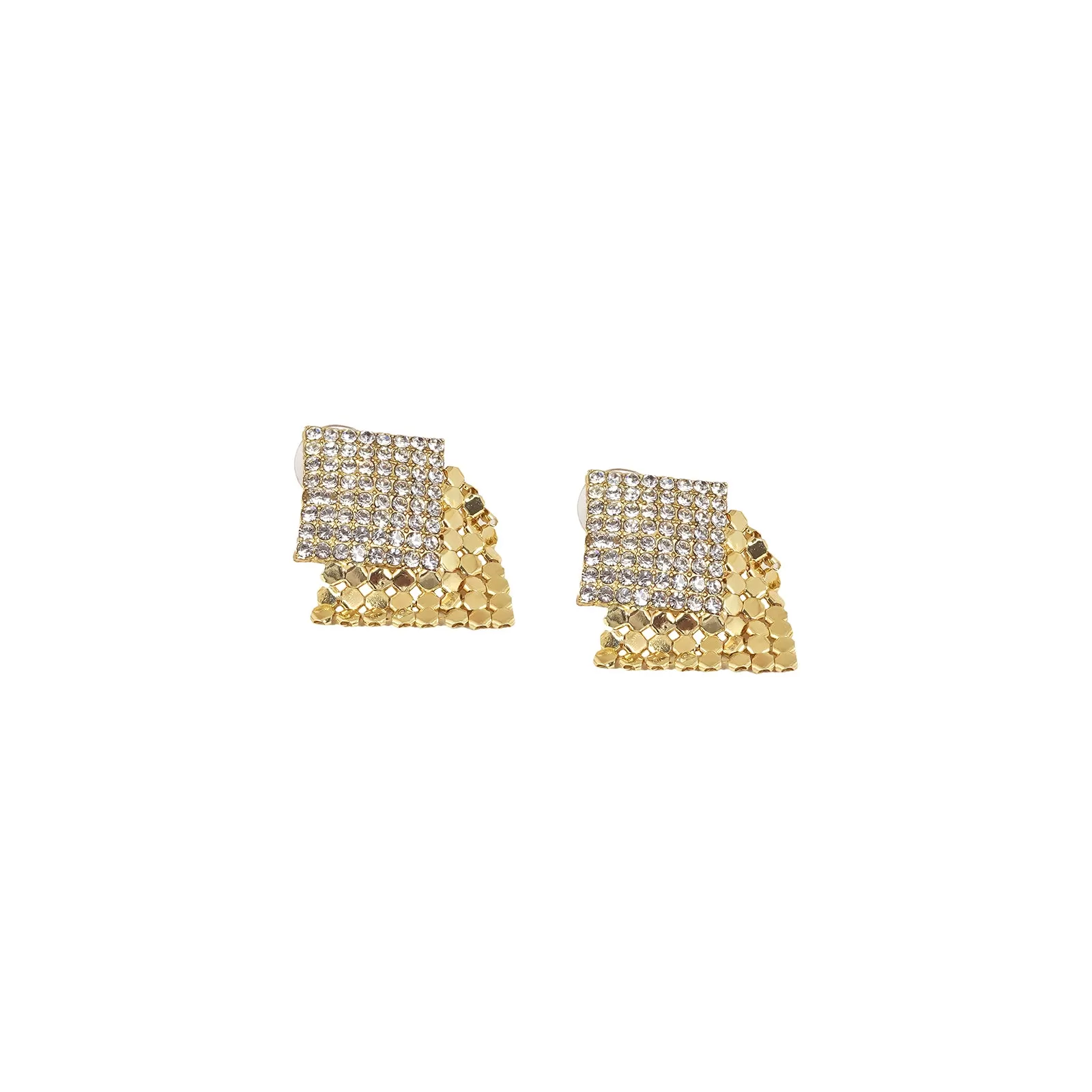 Tia Tile Gold Earring