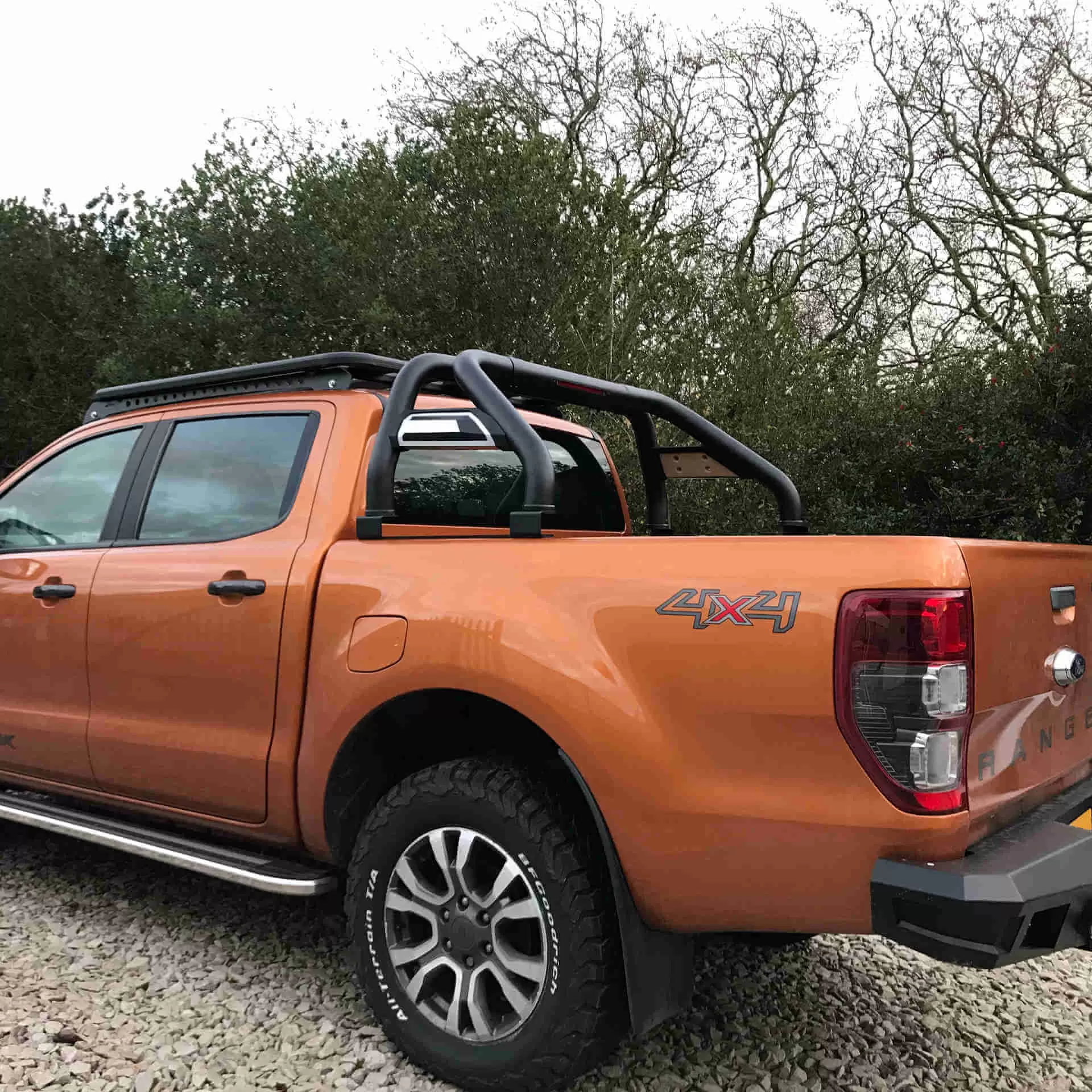 Tonneau Cover Compatible Side Infill Roll Sports Bar for Ford Ranger 2022 