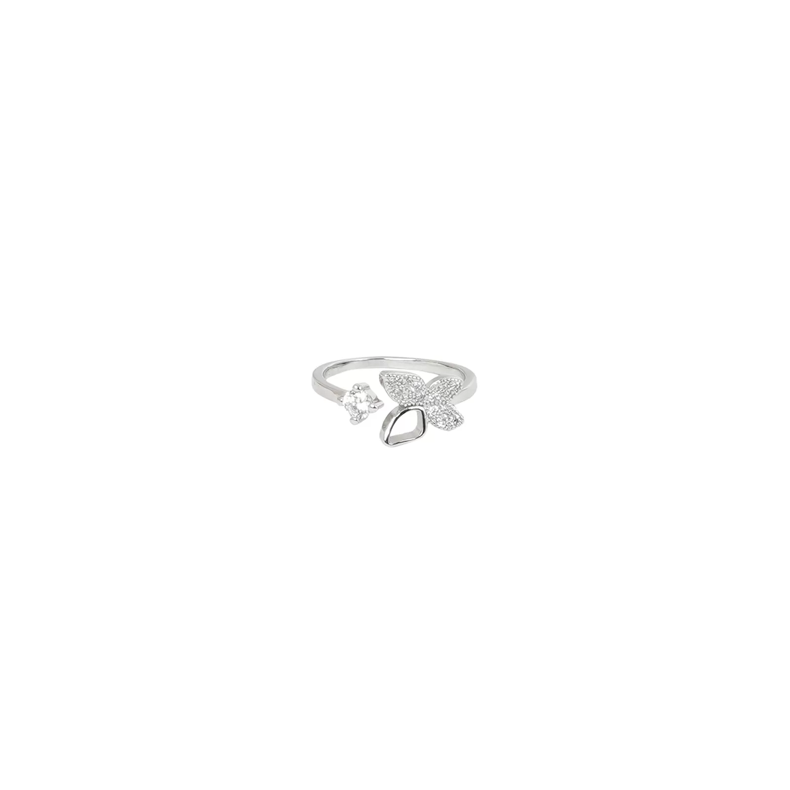 Truett Butterfly Silver Ring