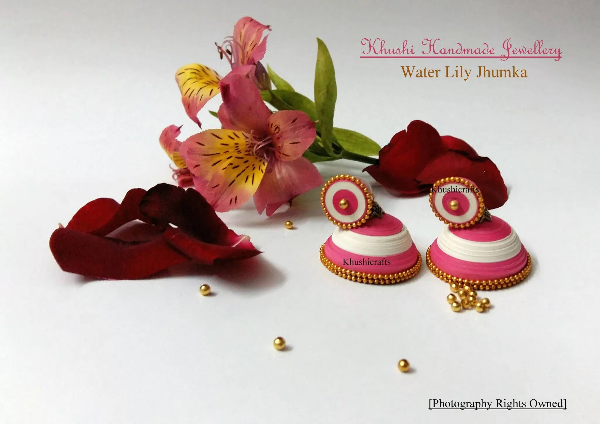 Water Lily Jhumka