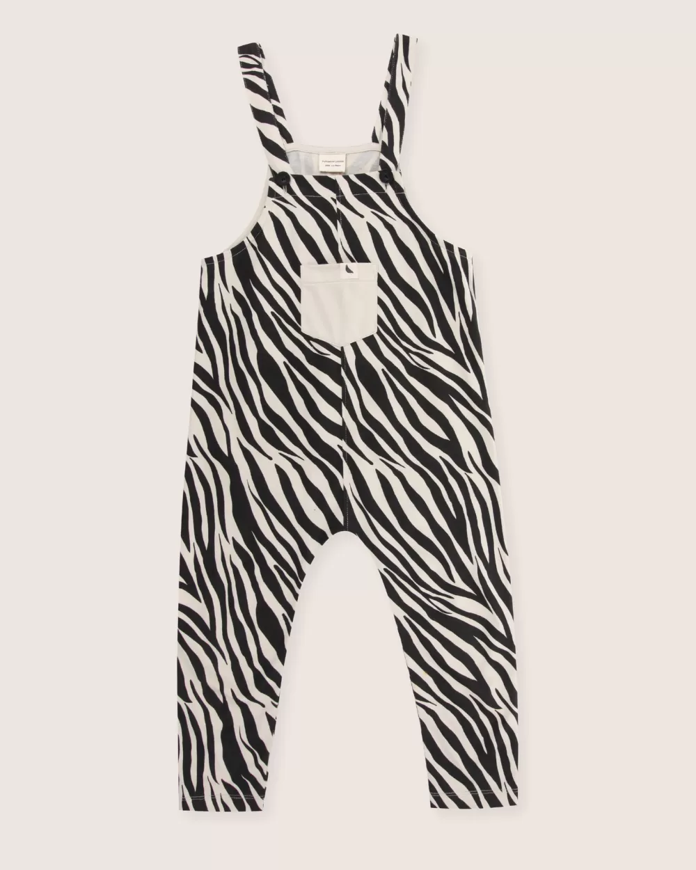 Zebra Skin Dungarees